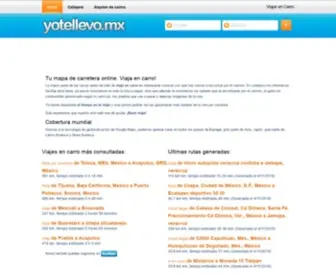 Yotellevo.mx(Viajes en Carro) Screenshot
