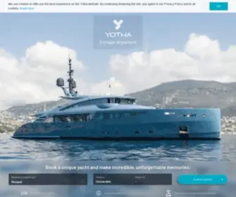 Yotha.com(The Best in Bespoke Luxury Travel) Screenshot