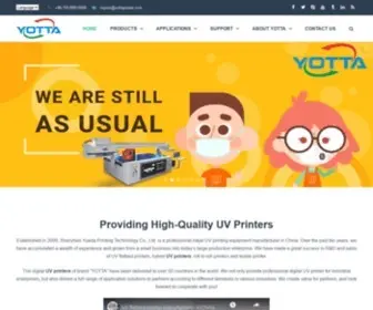 Yottaprinter.com(Uv printers) Screenshot