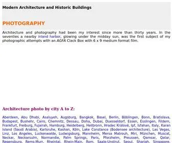 You-Are-Here.com(Modern Architecture and Historic Buildings) Screenshot