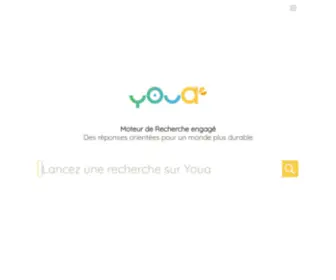 Youa.eu(Le moteur de recherche du développement durable) Screenshot