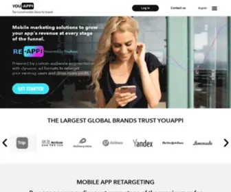 Youappi.com(App Retargeting Company) Screenshot