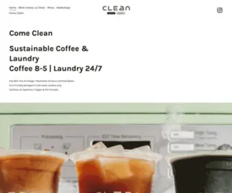 Youareclean.com(Clean Coffee and Laundry Coffee and Laundry) Screenshot