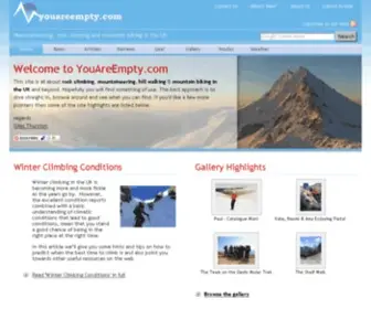 Youareempty.com(Rock Climbing) Screenshot