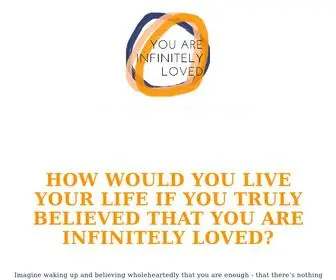 Youareinfinitelyloved.com(You Are Infinitely Loved) Screenshot