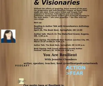 Youareresilient.net(Author and Advocate) Screenshot