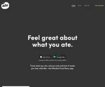 Youate.com(Ate Food Journal) Screenshot