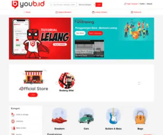 Youb.id(Online Platform for Auction and FundRaising) Screenshot