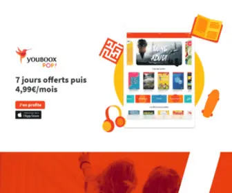 Youbooxpop.fr(Youboox Pop) Screenshot