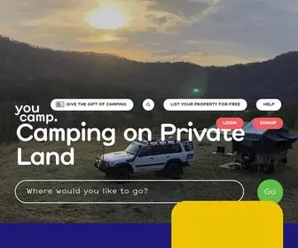 Youcamp.com(Discover the ultimate Camp Name Stamp) Screenshot