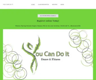 Youcandoitdancefitness.com(YOU CAN DO IT) Screenshot