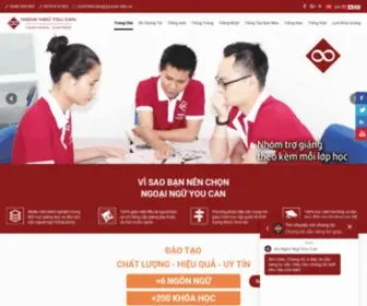 Youcan.edu.vn(Ngoại Ngữ YOU CAN) Screenshot