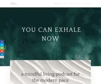 Youcanexhalenow.com(You Can Exhale Now Podcast) Screenshot