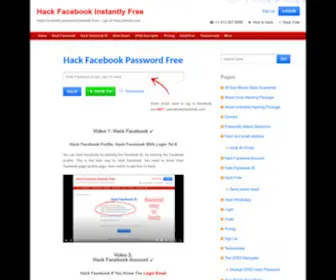Youcanhack.com(Hack Facebook Account Password Free Online with) Screenshot