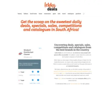 Youcanhelp.co.za(Lekka Deals) Screenshot