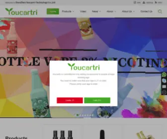 Youcartri.com(China CBD Cartridge manufacturer) Screenshot