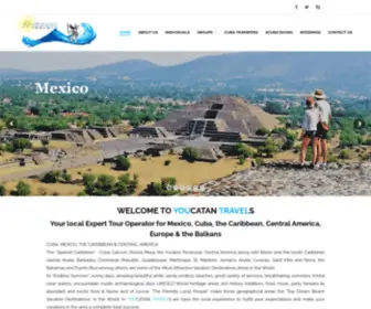 Youcatantravels.com(Yucatan Travels) Screenshot