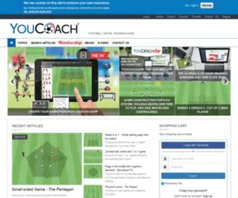 Youcoach.it(La guida online per gli allenatori di calcio) Screenshot