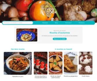 Youcookcuisine.com(YouCook nourrit un but) Screenshot