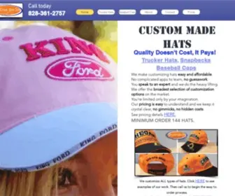 Youdesignyourown.com(Design Your Own Baseball Hat for you or your Brand) Screenshot