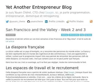 Youenchene.fr(Yet Another Entrepreneur Blog) Screenshot