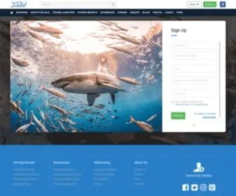 Youfishing.com(Advanced Fishing and Boating Network) Screenshot