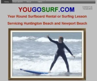 Yougosurf.com(Surfboard Rentals) Screenshot