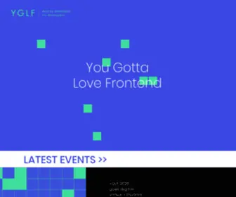 Yougottalovefrontend.com(YGLF Frontend Conference) Screenshot