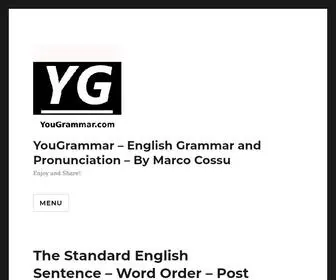 Yougrammar.com(English Grammar and Pronunciation) Screenshot