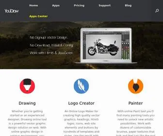 Youidraw.com(Online Vector Graphic Design) Screenshot