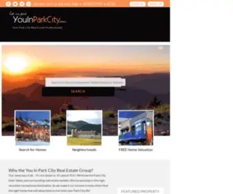 Youinparkcity.com(Park City Utah Real Estate and Homes for Sale) Screenshot