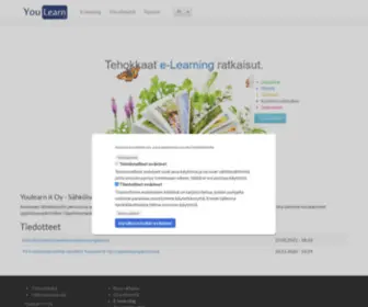 Youlearn.fi(Etusivu) Screenshot