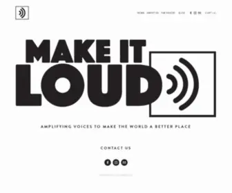 Youmakeitloud.com(MAKE IT LOUD) Screenshot