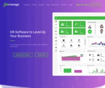 Youmanage.co.uk(HR Software) Screenshot