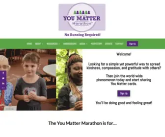 Youmattermarathon.com(You Matter Marathon) Screenshot