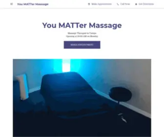 Youmattermassage.com(You MATTer Massage) Screenshot