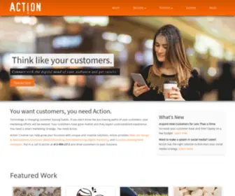 Youneedaction.com(Pittsburgh Web Design Digital Marketing) Screenshot