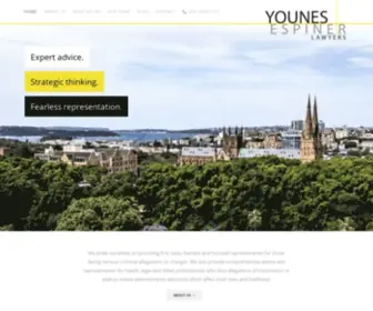 Younesespiner.com.au(Criminal Law Firm NSW) Screenshot