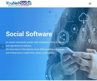 Younetsocial.com(Social Software Provider) Screenshot