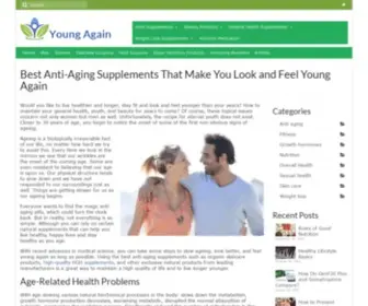 Young-Again.eu(Natural Anti Ageing Products) Screenshot