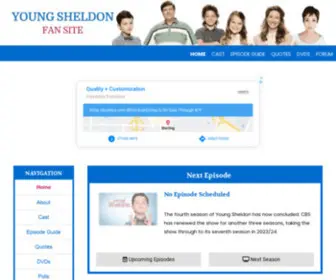 Young-Sheldon.com(News) Screenshot