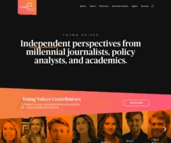 Young-Voices.com(Young Voices) Screenshot