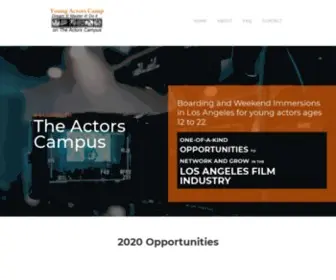 Youngactorscamp.com(California) Screenshot