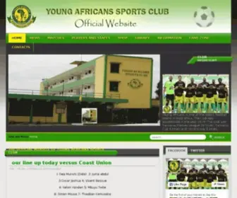 Youngafricans.co.tz(Joomla) Screenshot