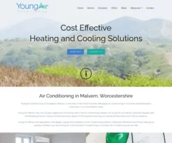 Youngair.co.uk(Air conditioning) Screenshot