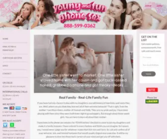 Youngandfunphonesex.com(We get off keeping it in the family) Screenshot