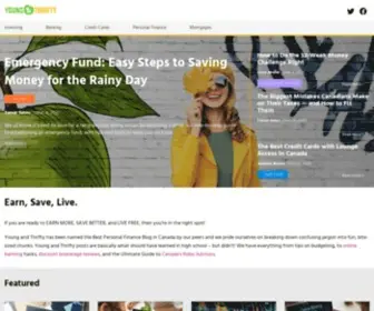 Youngandthrifty.ca(Canada's Premier Personal Finance Blog) Screenshot
