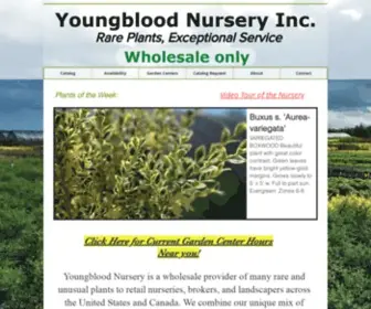 Youngbloodnursery.com(Garden) Screenshot