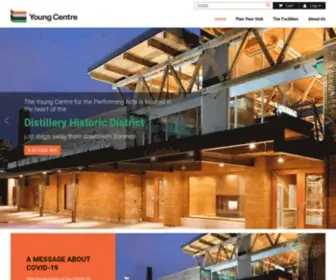 Youngcentre.ca(Theatre) Screenshot