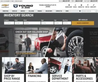 Youngchevystjohns.com Screenshot